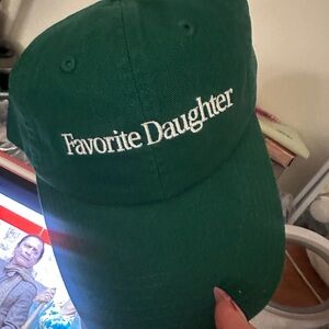 Classic Logo Baseball Hat in Green
“Favorite Daughter”